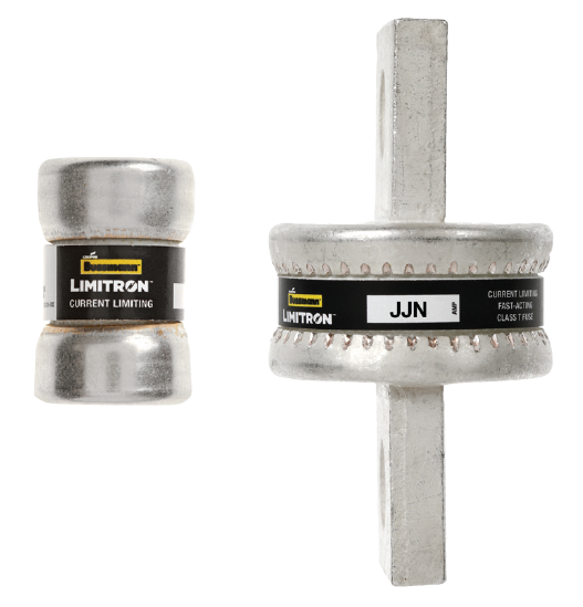 JJN (300 V) and JJS (600 V) Class T Limitron fastacting fuses
